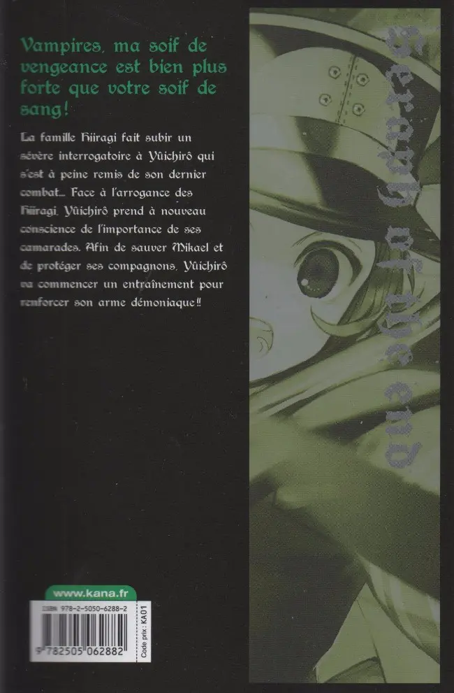Verso de l'album Seraph of the End 5