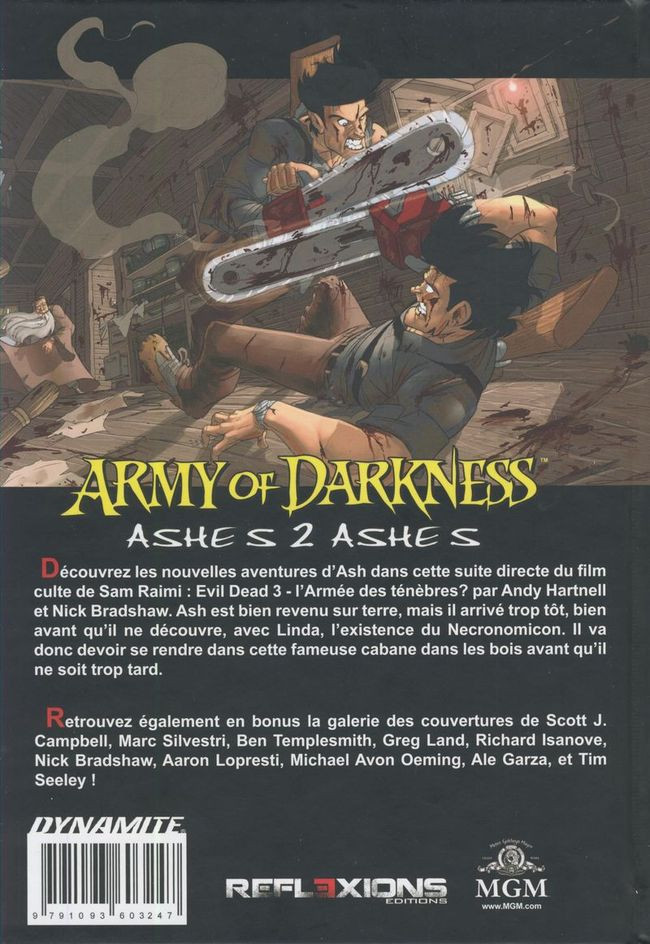 Verso de l'album Army of Darkness : Ashes 2 Ashes Ashes 2 Ashes