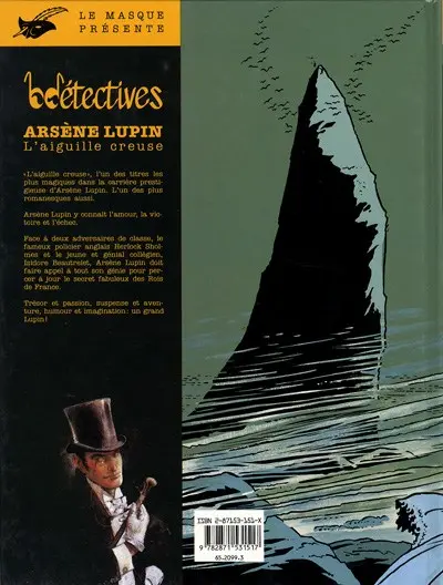 Verso de l'album Arsène Lupin Tome 5 L'aiguille creuse