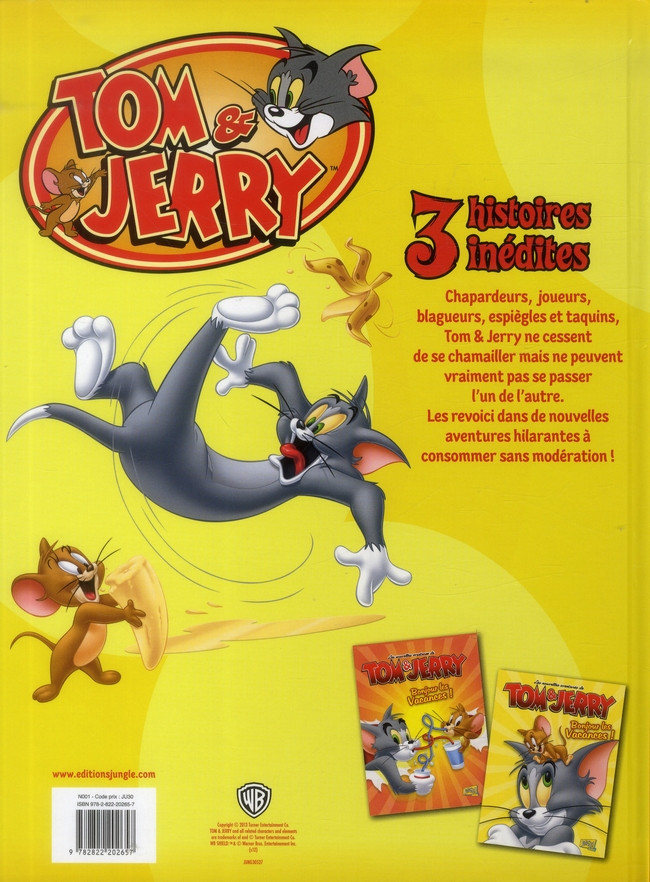 Verso de l'album Les nouvelles aventures de Tom & Jerry Tome 2 Une drôle d'équipe
