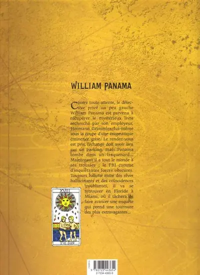 Verso de l'album William Panama Tome 2 L'Instant du Crocodile