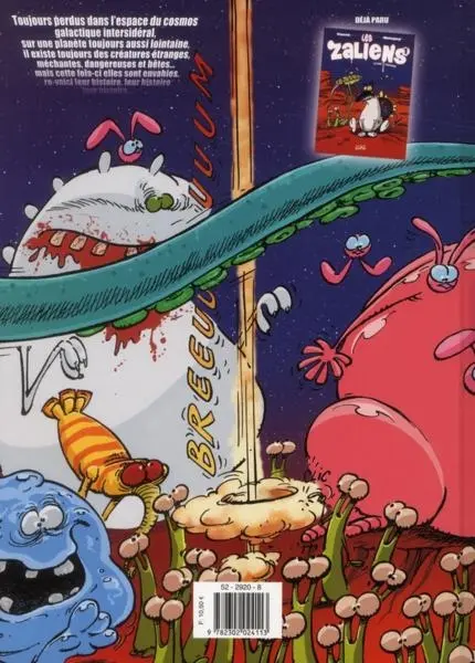 Verso de l'album Les Zaliens Tome 2 Ils sont envahis !