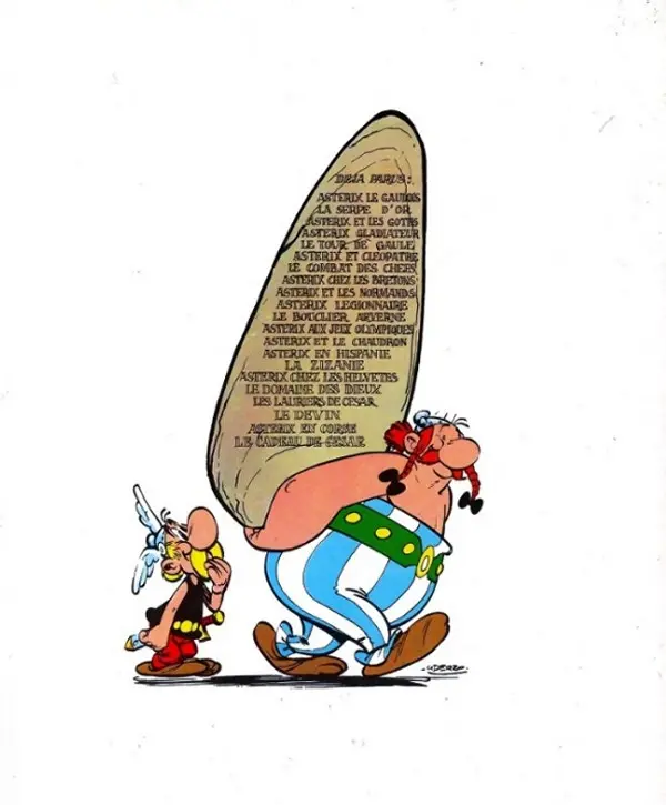 Verso de l'album Astérix Tome 9 Astérix et les Normands