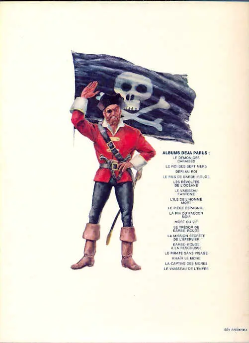 Verso de l'album Barbe-Rouge Tome 6 Le vaisseau fantôme