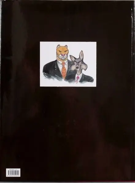 Verso de l'album Blacksad Tome 3 Âme rouge