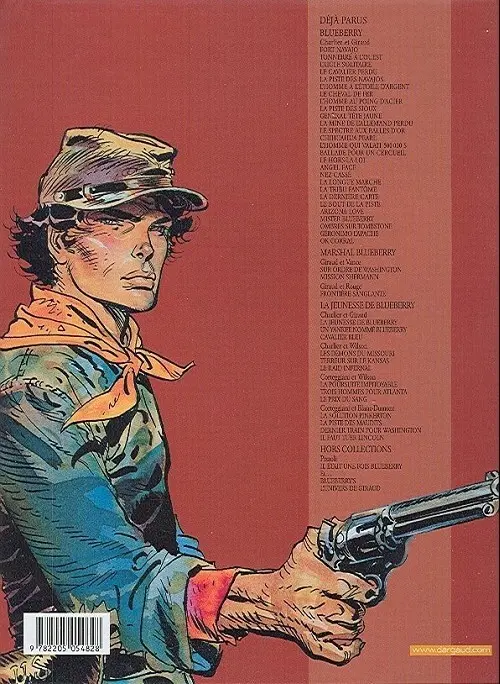 Verso de l'album La Jeunesse de Blueberry Tome 5 Terreur sur le Kansas
