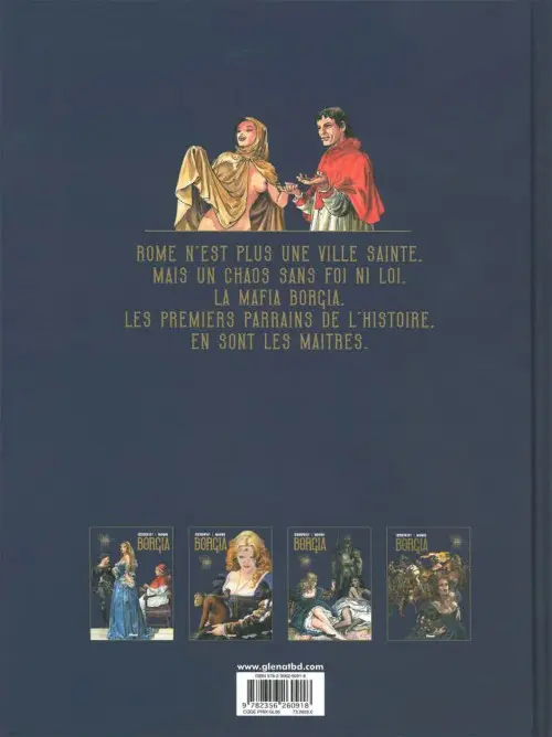 Verso de l'album Borgia Tome I Du sang pour le pape