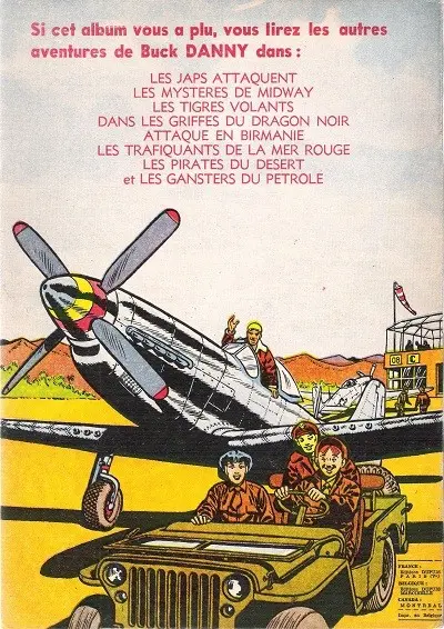 Verso de l'album Buck Danny Tome 3 La revanche des fils du ciel