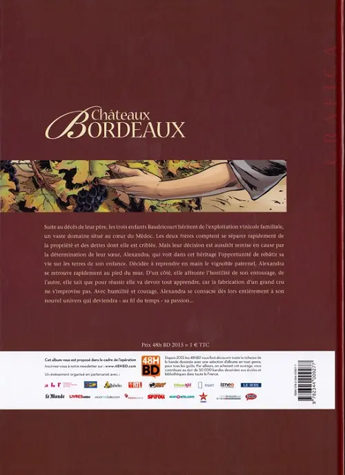 Verso de l'album Châteaux Bordeaux Tome 1 Le domaine
