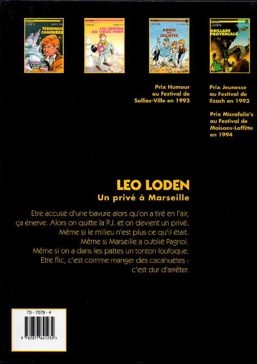 Verso de l'album Léo Loden Tome 2 Les sirènes du vieux-port