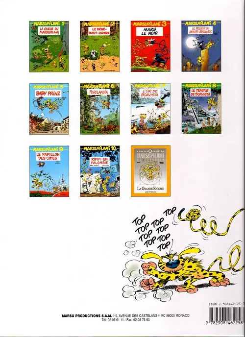 Verso de l'album Marsupilami Tome 6 Fordlandia