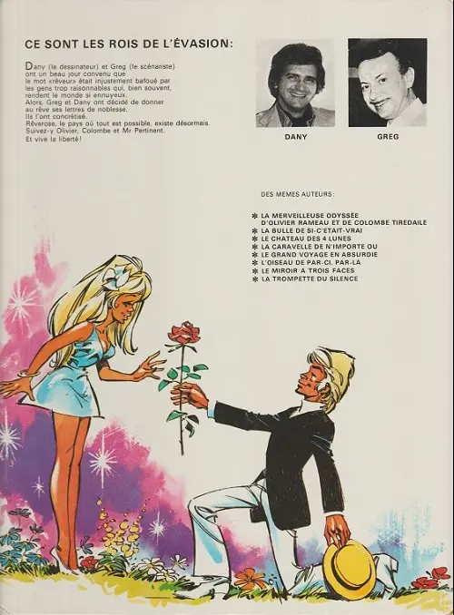 Verso de l'album Olivier Rameau Tome 4 La caravelle de n'importe où
