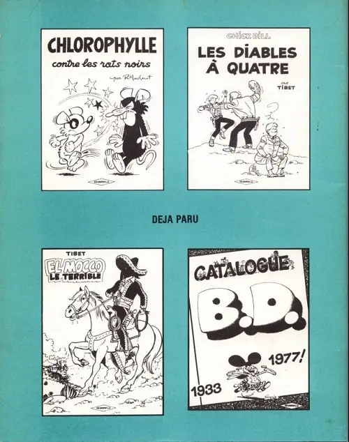 Verso de l'album Le Père la Houle