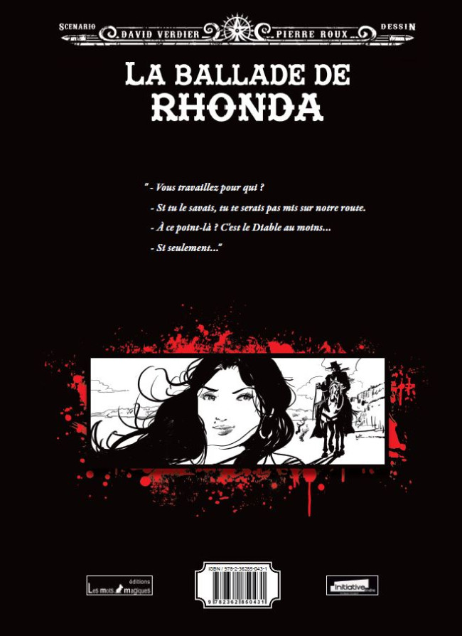 Verso de l'album La Ballade de Rhonda