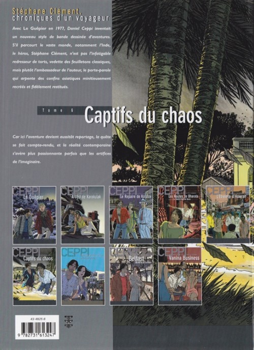 Verso de l'album Stéphane Clément Tome 7 Captifs du chaos