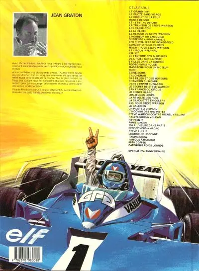 Verso de l'album Michel Vaillant Tome 49 Catégorie poids lourds