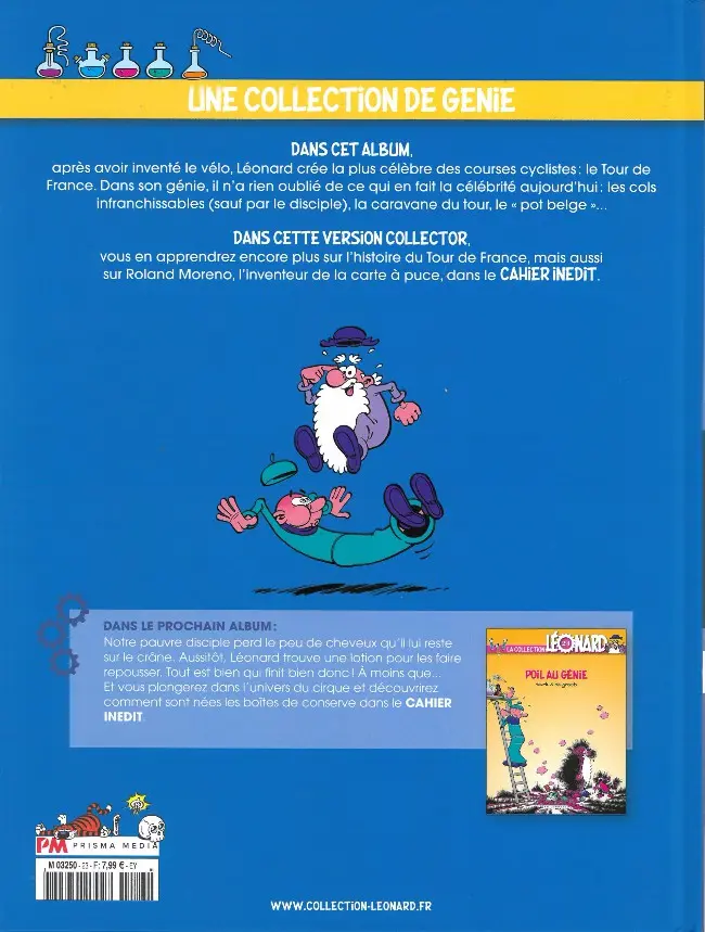 Verso de l'album La Collection Léonard Tome 23 Tour de génie