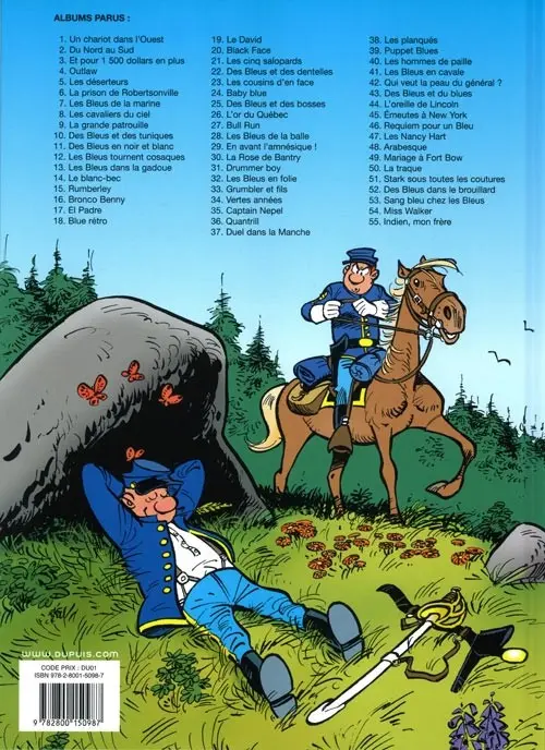 Verso de l'album Les Tuniques Bleues Tome 55 Indien, mon frère