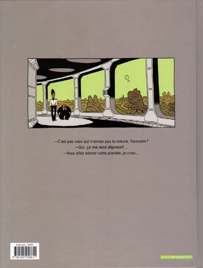 Verso de l'album Biotope 1