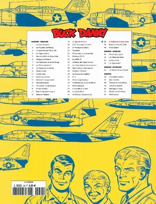 Verso de l'album Buck Danny Tome 38 La vallée de la mort verte