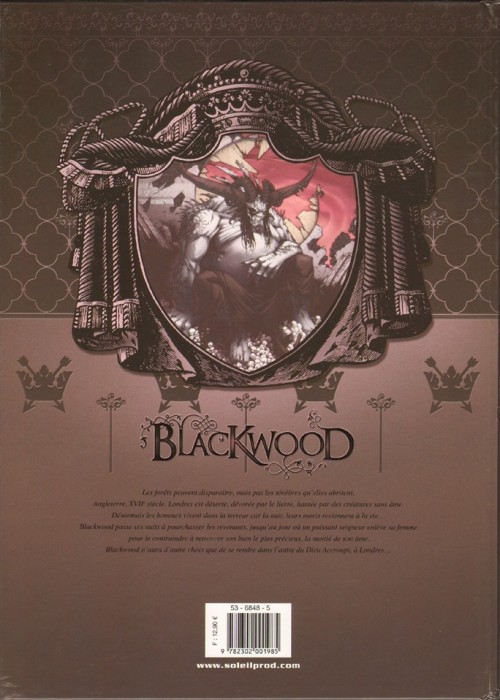 Verso de l'album Blackwood Tome 1