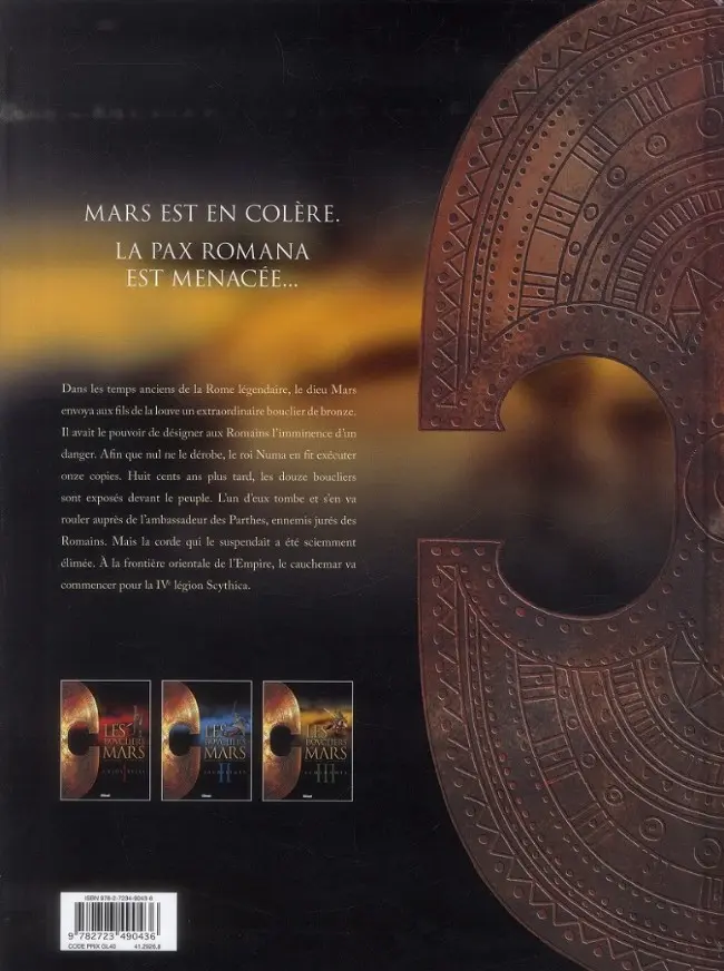 Verso de l'album Les Boucliers de Mars Tome 3 Sémiramis