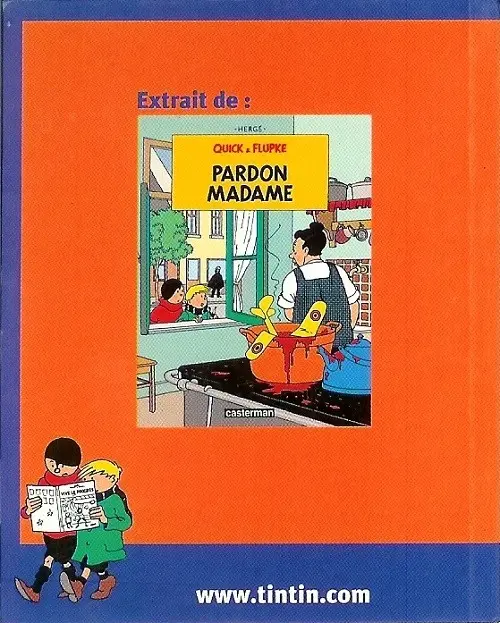 Verso de l'album Quick et Flupke - Gamins de Bruxelles Tout va bien