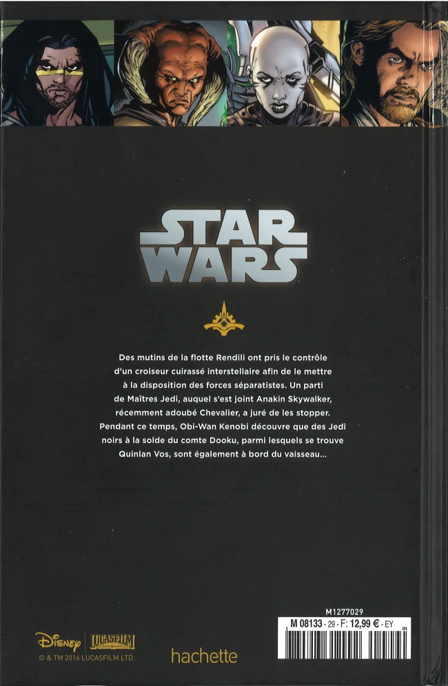 Verso de l'album Star Wars - Légendes - La Collection Tome 29 Clone Wars - VII. Les Cuirassés de Rendili