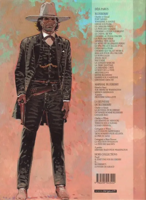 Verso de l'album Blueberry Tome 12 Le spectre aux balles d'or