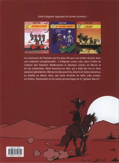 Verso de l'album Lucky Luke L'Intégrale Volume 19