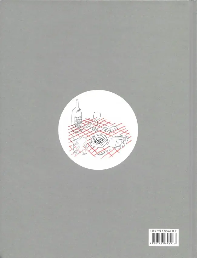 Verso de l'album Carnets de bouffe