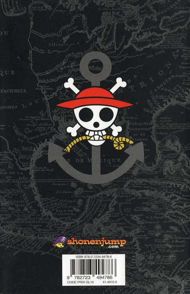 Verso de l'album One Piece Tome 22 Hope !