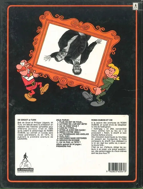Verso de l'album Robin Dubois Tome 11 Ca va pas, la tête ?