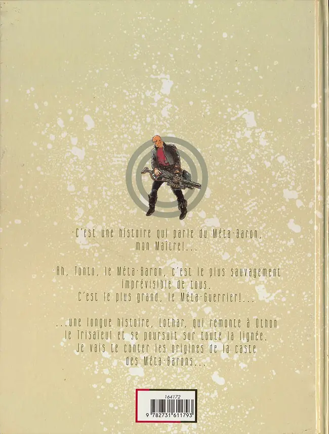 Verso de l'album La Caste des Méta-Barons Tome 3 Aghnar le bisaïeul