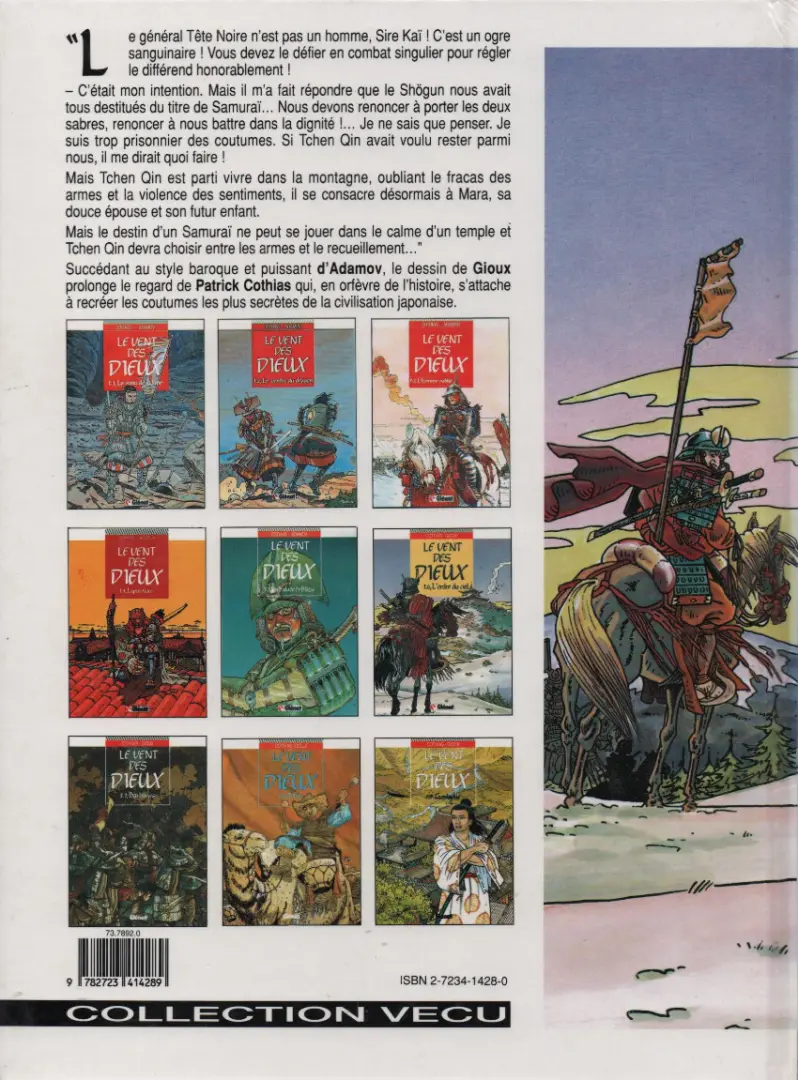 Verso de l'album Le Vent des Dieux Tome 6 L'ordre du ciel