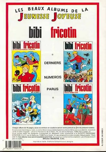 Verso de l'album Les Pieds Nickelés Tome 105 Les Pieds Nickelés au cirque
