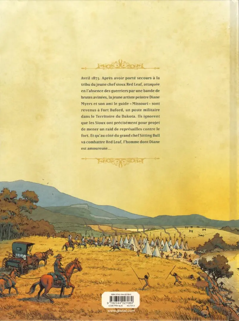 Verso de l'album Le sentier de la guerre Tome 2 Paha Sapa