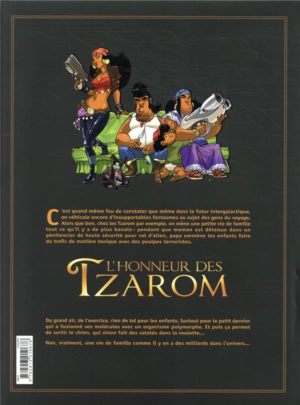 Verso de l'album L'Honneur des Tzarom Edition Intégrale