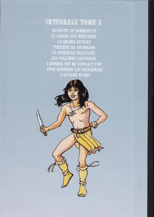 Verso de l'album Capitaine Apache Intégrale Tome 3