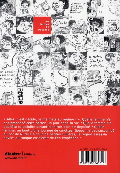 Verso de l'album Les larmes de crocodile