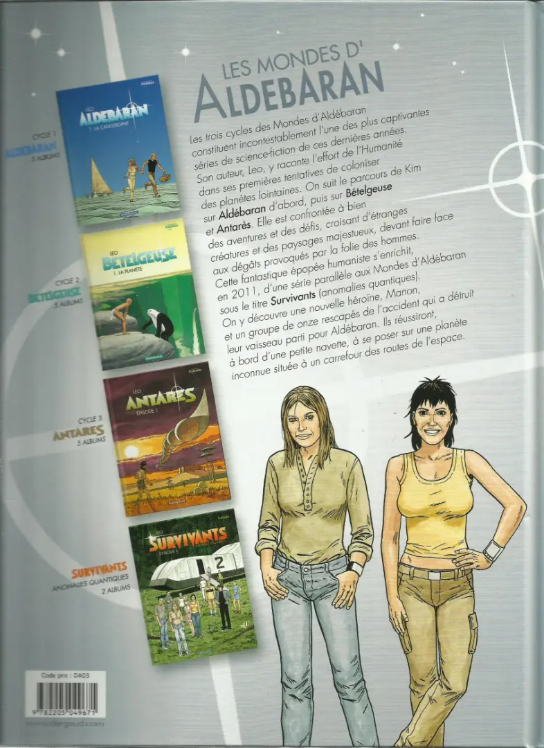 Verso de l'album Aldébaran Tome 1 La Catastrophe