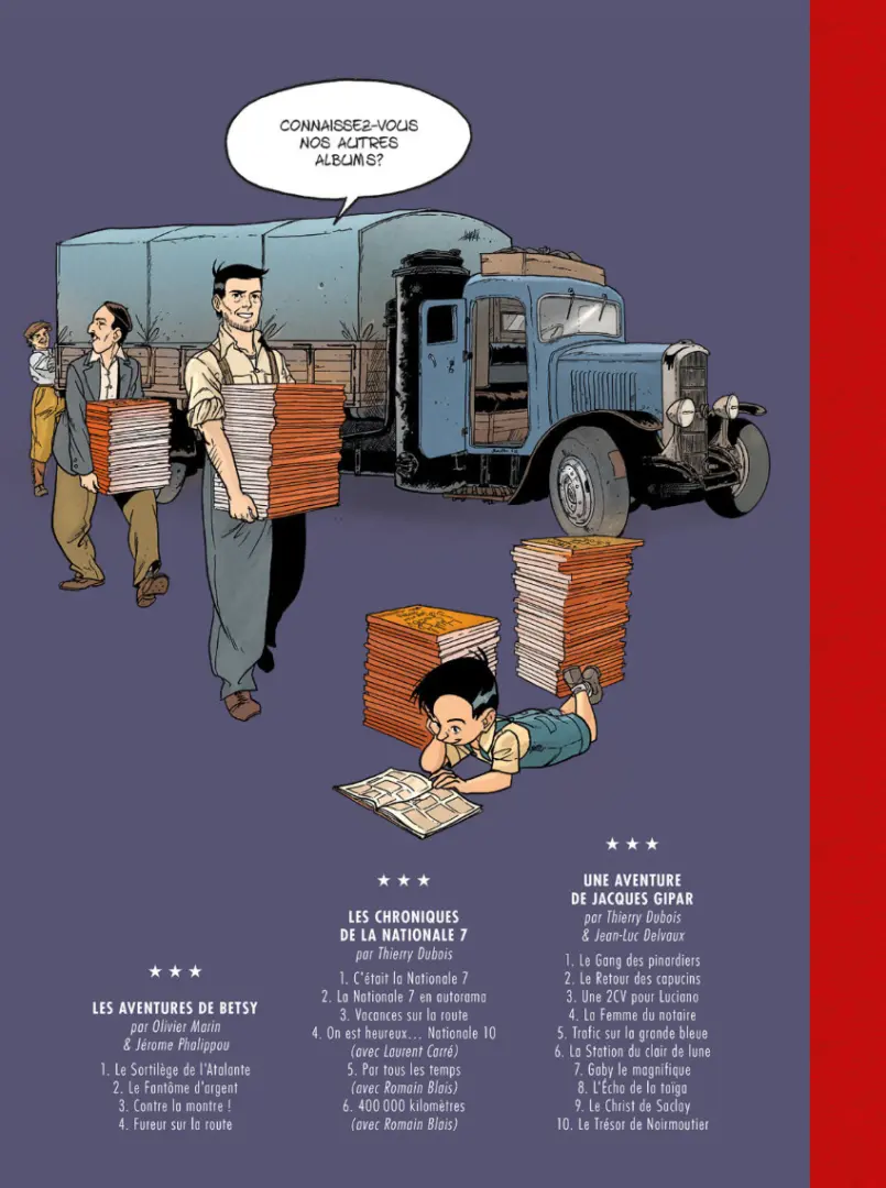 Verso de l'album Le merlu Tome 3 Les Routes de la victoire