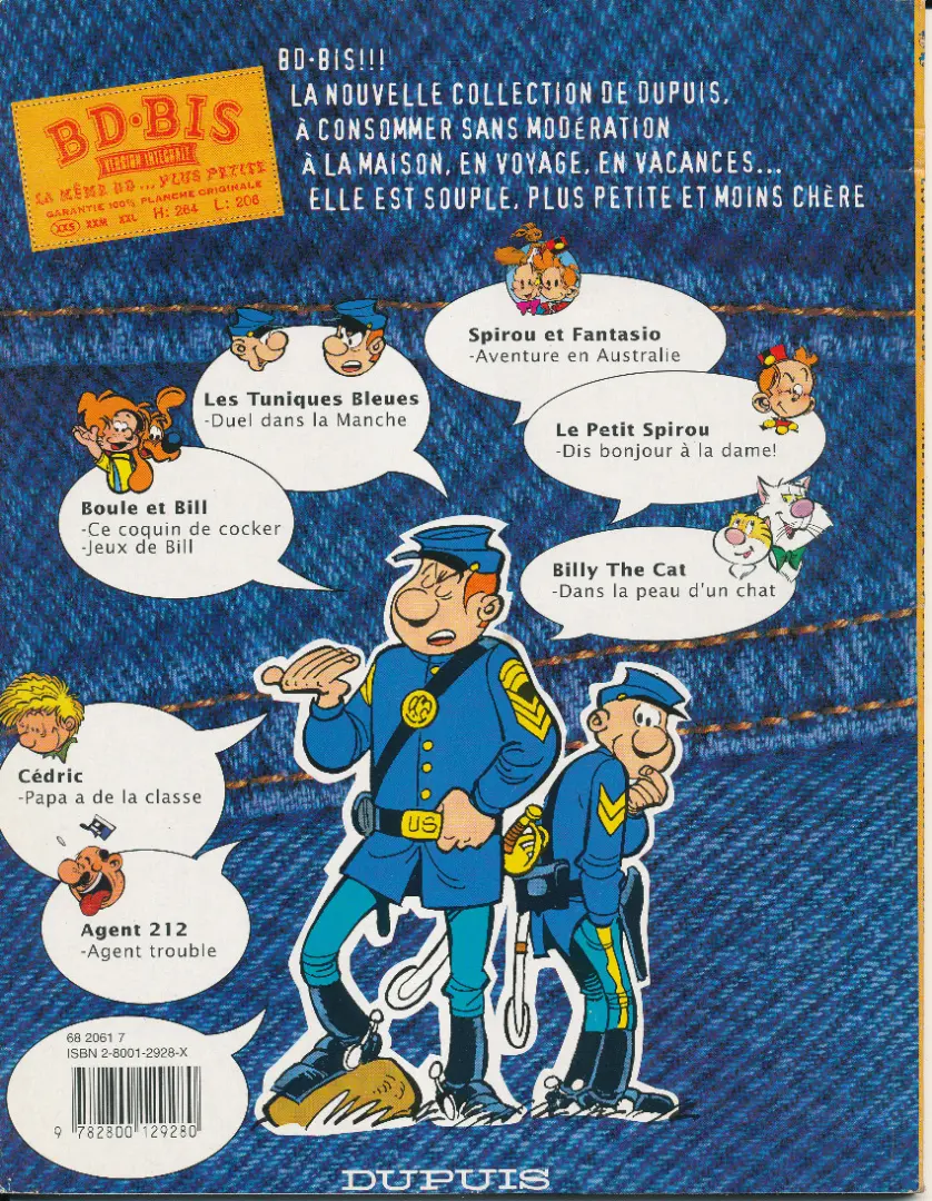 Verso de l'album Les Tuniques Bleues Tome 37 Duel dans la Manche