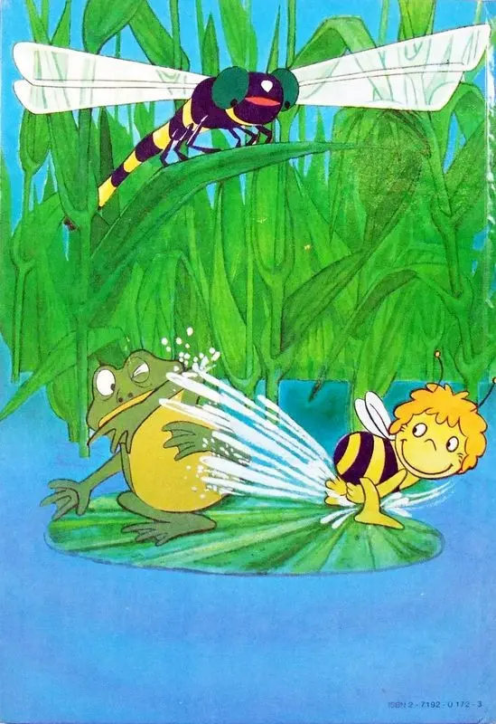 Verso de l'album Télé-Librairie (Collection) L'escapade de Maya l'abeille