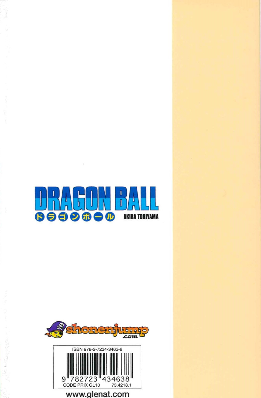 Verso de l'album Dragon Ball 2 Les Dragon Balls sont en danger !