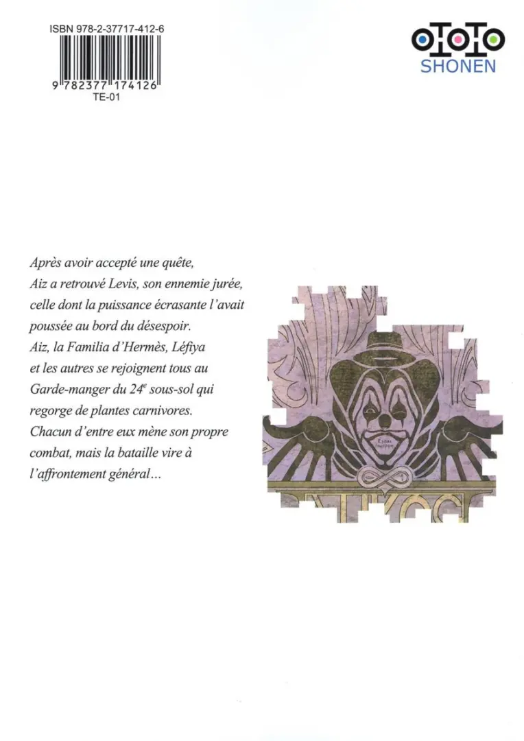 Verso de l'album Dan Machi - Sword Oratoria 6