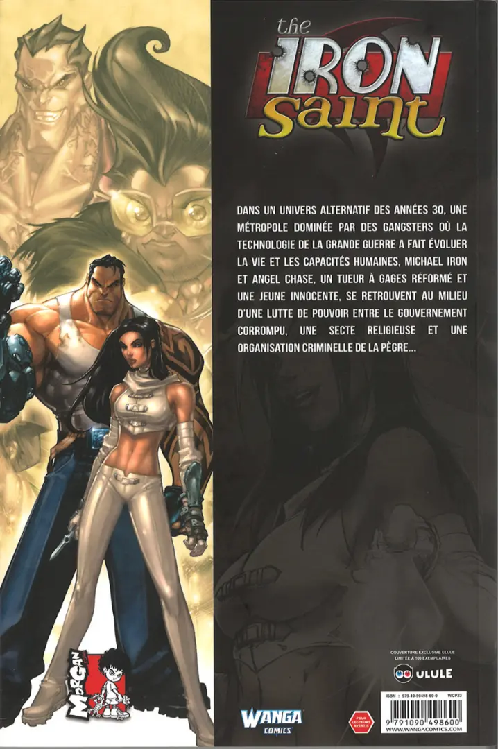Verso de l'album The iron Saint 1