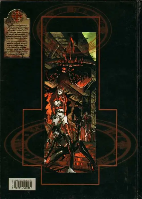 Verso de l'album Claudia chevalier vampire Tome 2 Femmes Violentes