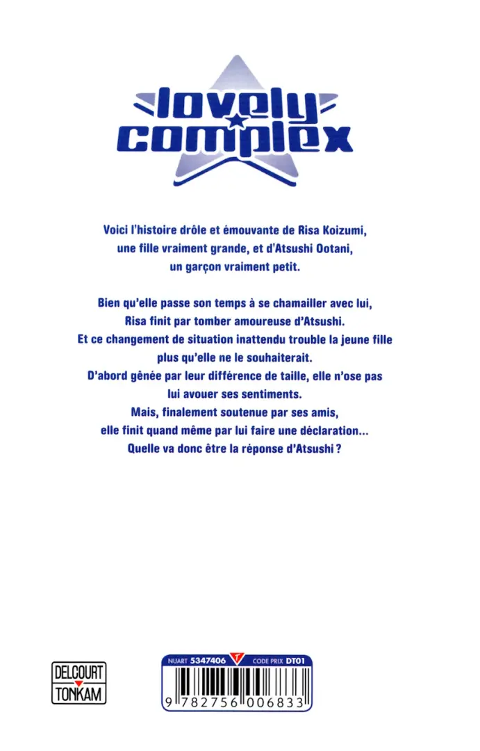 Verso de l'album Lovely Complex 4