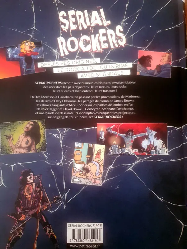 Verso de l'album Serial Rockers